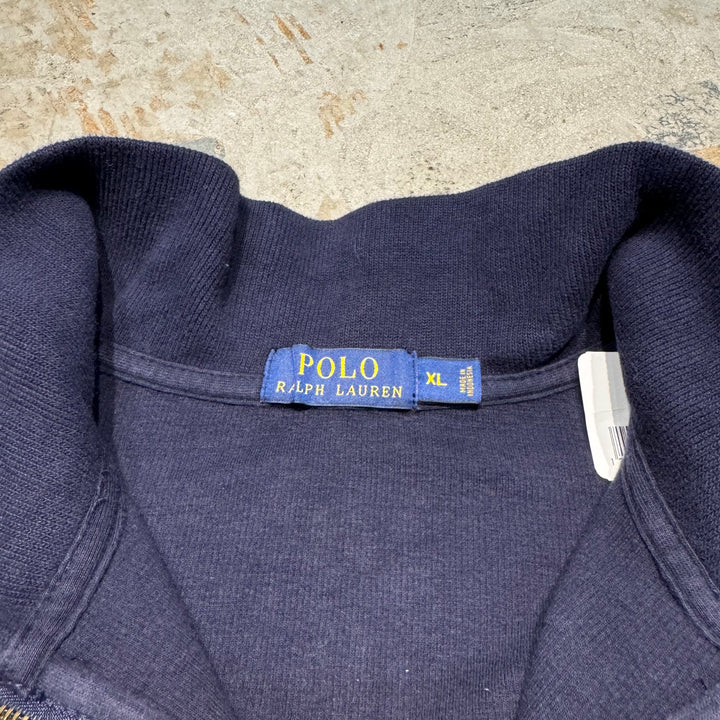 二手POLO by Ralph Lauren/ POLO by Ralph Lauren/半拉链针织毛衣/尺码XL