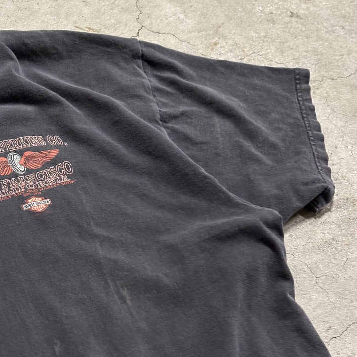 古着 USA製 97's Harley-Davidson/ハーレーダビッドソン/ プリントTシャツ/ サイズXXL