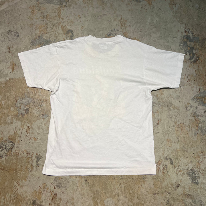 古着 98's ルイジアナ州/Bayou Country/ワニ/ヴィンテージ シングルステッチプリントTシャツ/サイズL相当