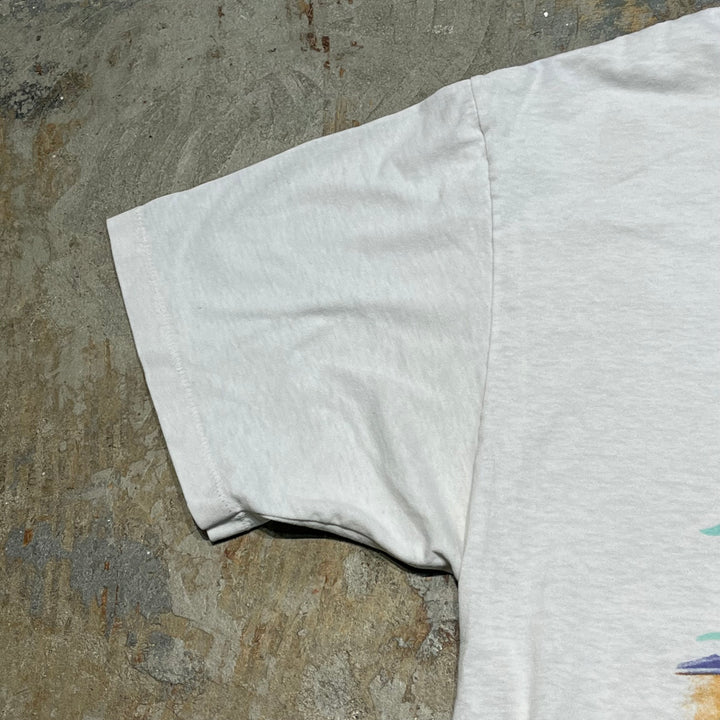 #4293 Hanes/ヘインズ/short sleeve t-shirt Tee/シングルステッチ/半袖Tシャツ/マクドナルド/MADE IN USA/サイズXL