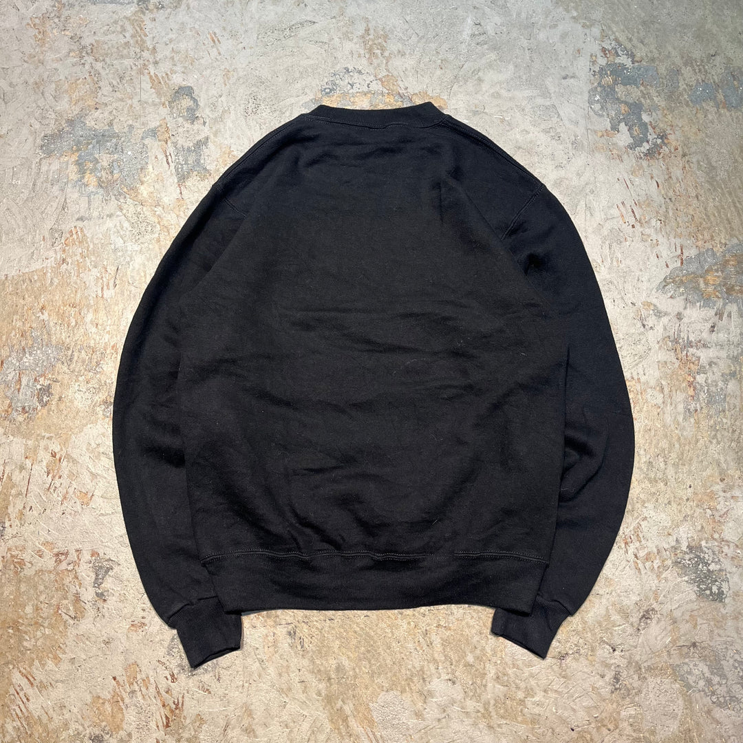 Used clothing Made in USA 80's~ RUSSELL ATHLETIC/ Russell Athletic/Crew neck blank sweatshirt/Plain/Size M