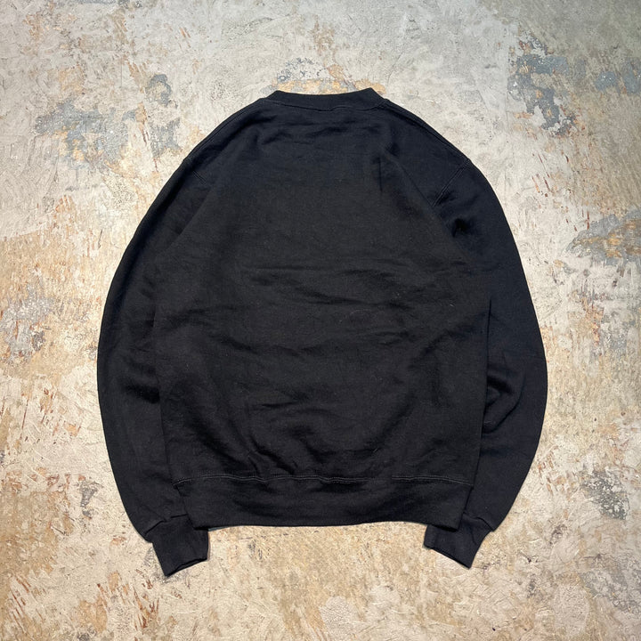 Used clothing Made in USA 80's~ RUSSELL ATHLETIC/ Russell Athletic/Crew neck blank sweatshirt/Plain/Size M