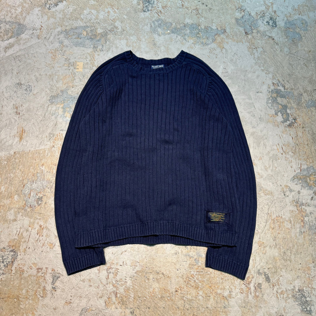 Used clothing POLO JEANS COMPANY/ Polo Jeans Company/ Crew neck cotton knit sweater/ Size XL