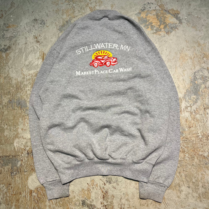 #3819 古着/Russell/ラッセル/Crewneck sweat/クルーネックスウェット/背面刺繍/サイズL