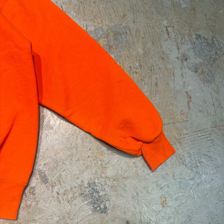 미국 80 년대에서 만든 중고 의류 ~ Russell Athletic/ Russell Athletic/ Blank Crew Neck Sweatshirt/ Plain/ Front V Gusset/ Size M