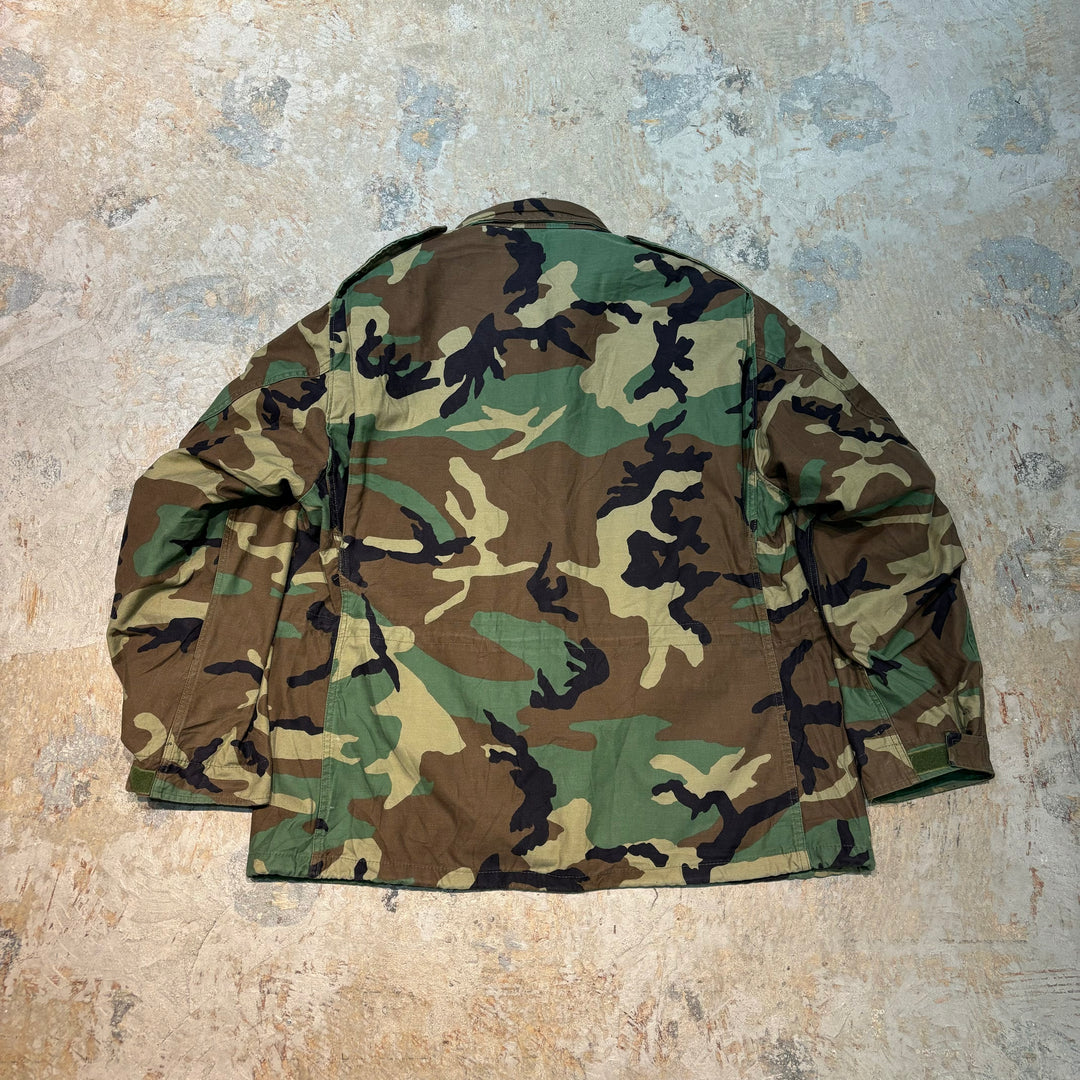 Used clothing Made in USA 99's U.S.ARMY/US Army/Field Jacket/Woodland Camouflage/Size X-Large - Regular
