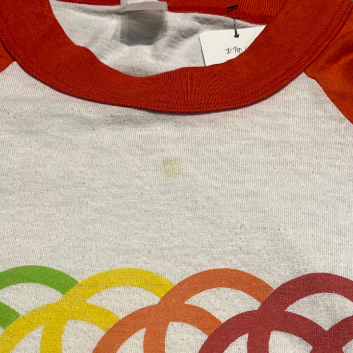 #4800 古着 ディズニー•ワールドリゾート•エプコット/ヴィンテージ シングルステッチ•ラグラン半袖Tシャツ/サイズM相当