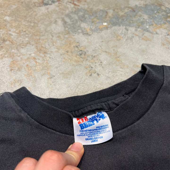 古着 USA製 93's ヘインズ / ガース・ブルックス / ON TOUR / ヴィンテージ シングルステッチ プリントTシャツ/サイズL