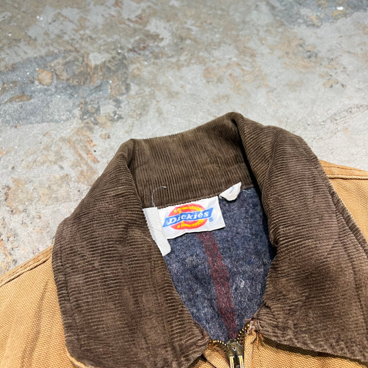 #3580 빈티지 Dickies/Duck Jacket/Duck Jacket/Lined Blanket/Corduroy Collar/size l