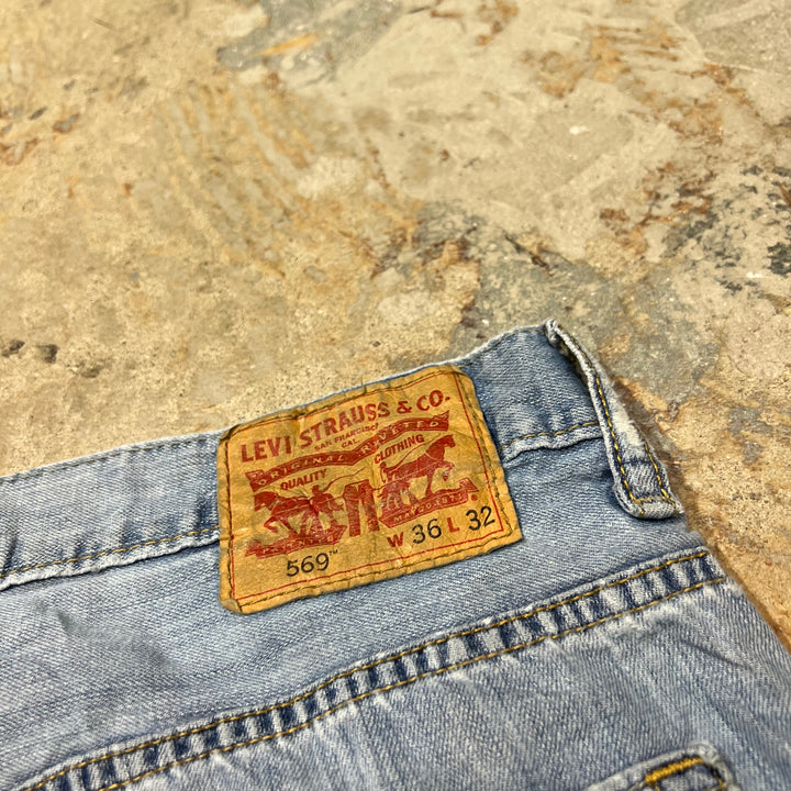 旧衣Levi's/李维斯/Denim Pants/牛仔短裤/569/实际尺寸36×30