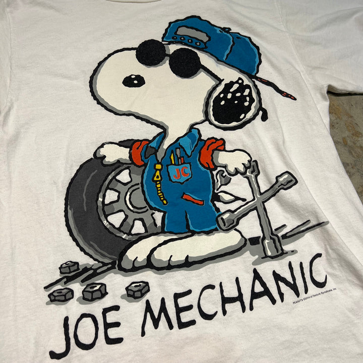 古着 USA製 90's "JOE MAILMAN"/スヌーピー/ヴィンテージ シングルステッチプリントTシャツ/サイズL