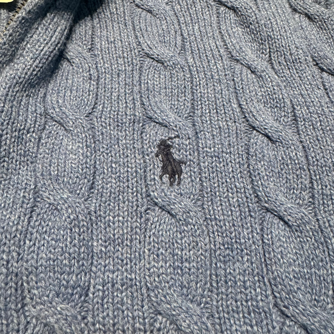 Used clothing POLO by Ralph Lauren/ Polo by Ralph Lauren/ Half zip knit sweater/ Size S
