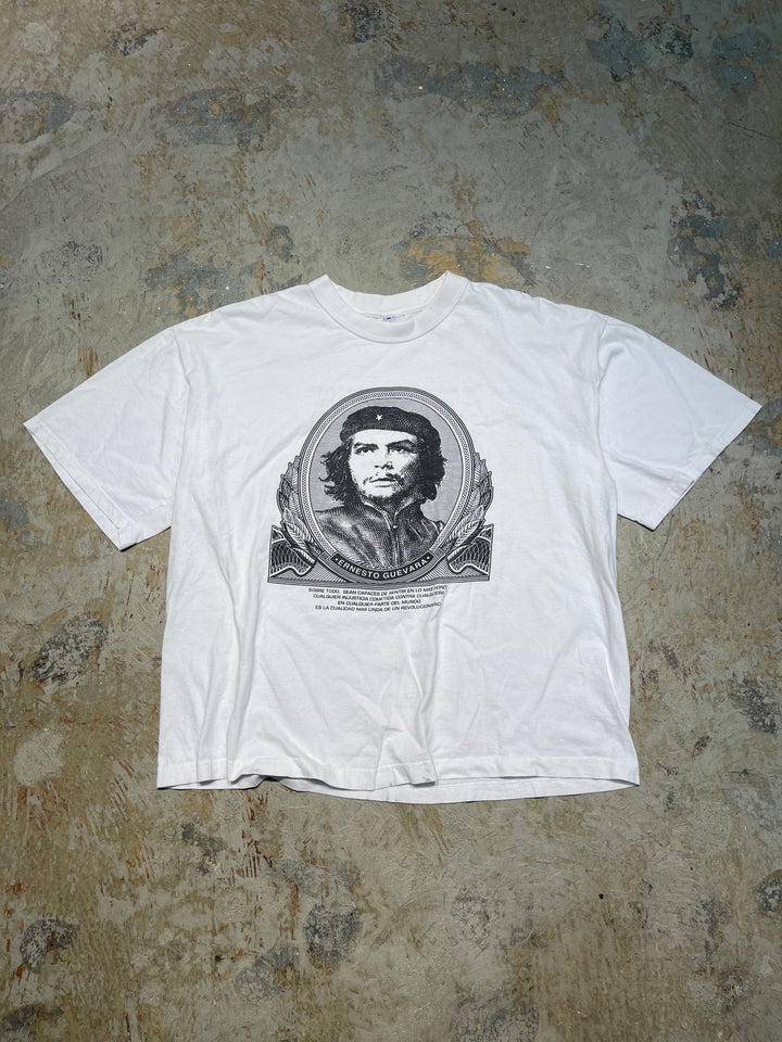 #MA156 古着 CHE GUEVARA/チェ・ゲバラ / 元キューバ産業大臣 / ヴィンテージ シングルステッチ メッセージ プリントTシャツ/サイズXXL