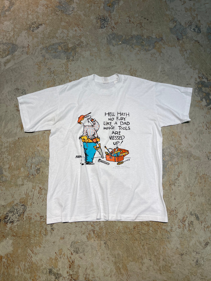 #MA167 古着 USA製 80's〜90's SHOEBOX GREETING / シューボックスグリーティング / アート / ヴィンテージ シングルステッチTシャツ / サイズXL