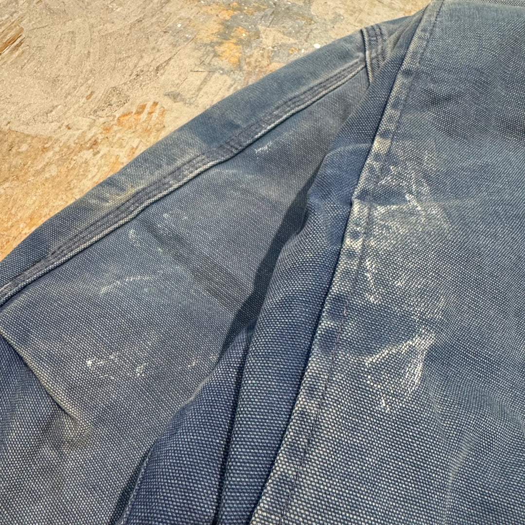 古着 USA製 carhartt/ カーハート/ トラディショナルコート/ 裏地キルティング/ 襟コーデュロイ/ 企業ロゴ/ サイズXL相当