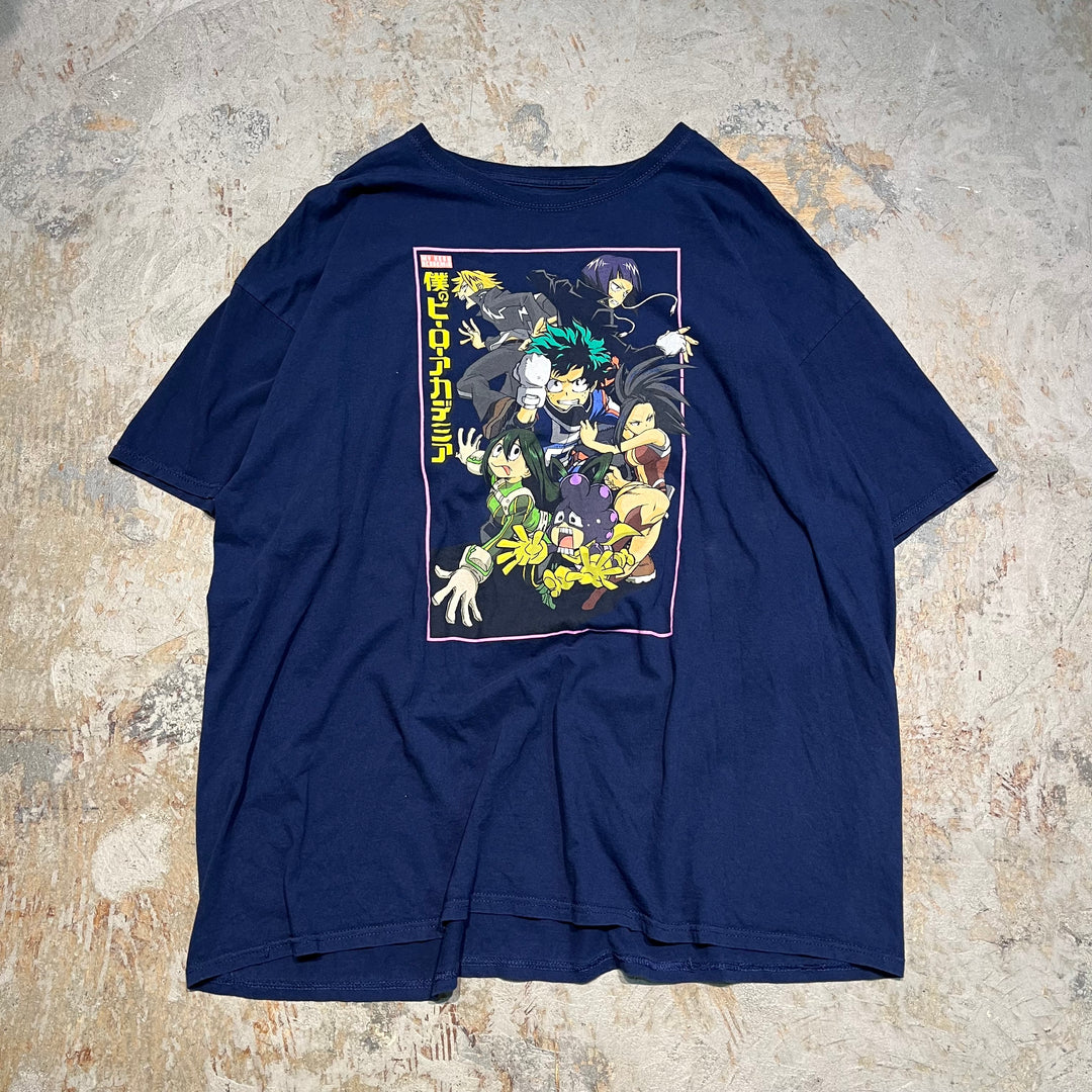 #4637 Used clothing MY HERO ACADEMIA/Short sleeve print t-shirt Tee/Short sleeve print T-shirt/Single stitch/Character/Anime/Size 3XL