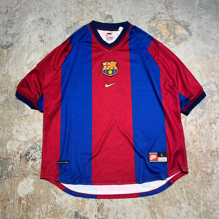 #4444 古着 FCB/FCバルセロナ/NIKE/ナイキ/Football/フットボール/バルセロナ/サイズL