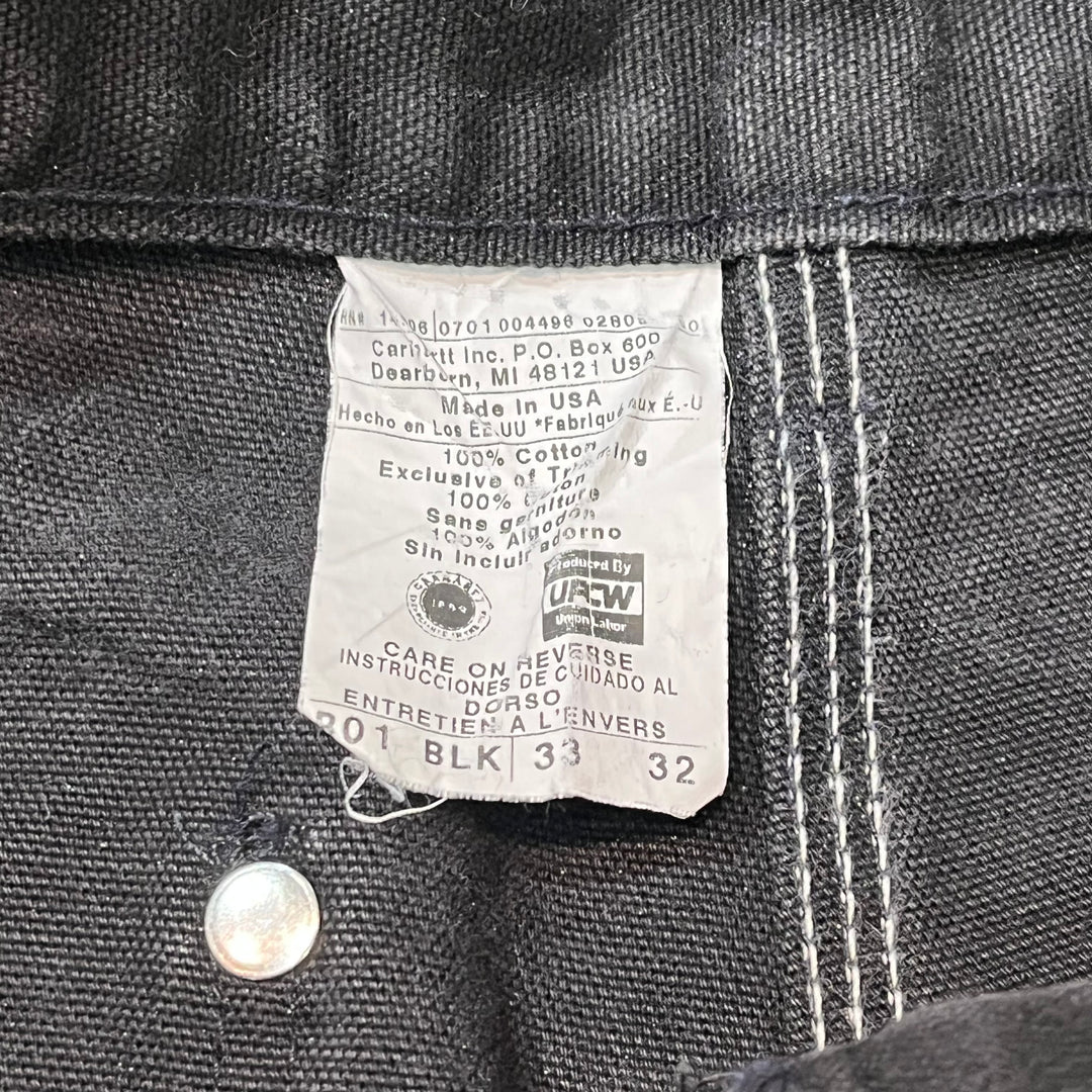 Used clothing Made in USA Carhartt/ Double Knee Painter Pants/ Actual size 31 x 30