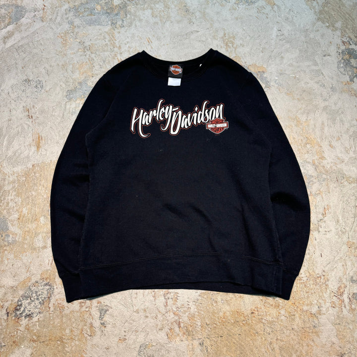 Used clothing HARLEY-DAVIDSON/ Harley Davidson/ Crew neck sweatshirt/ El Paso, Texas/ Equivalent to size S