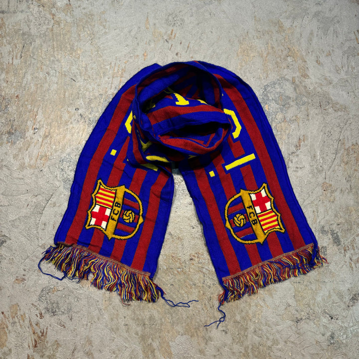 Used clothing soccer scarf /BARCELONA FC / Barcelona / Premier League