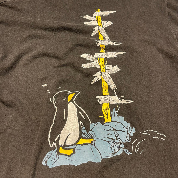 중고 의류 98 's USA Made Hanes / Hanes / Fleetwood Mac / 빈티지 싱글 스티치 밴드 티셔츠 / 크기 L