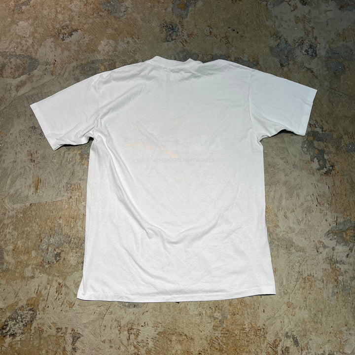 古着 USA製 92's HANES/ヘインズ/CHAMPION SHIP/グラフィック/ヴィンテージ シングルステッチ プリントTシャツ/サイズXL