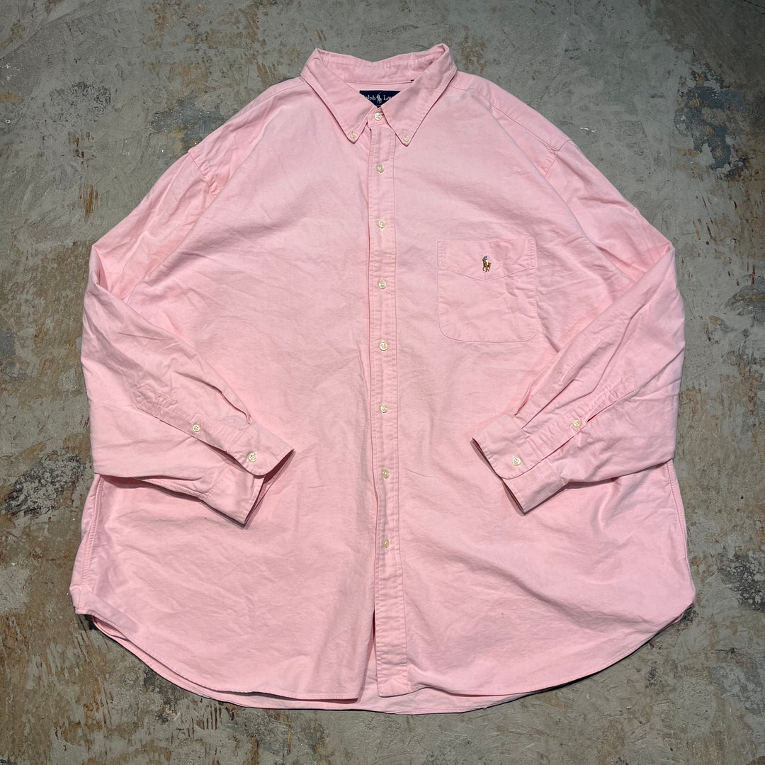 #4387 Used clothing Ralph Lauren/Long Sleeve Button Down Shirt/BLAKE/Blake/Size 3X