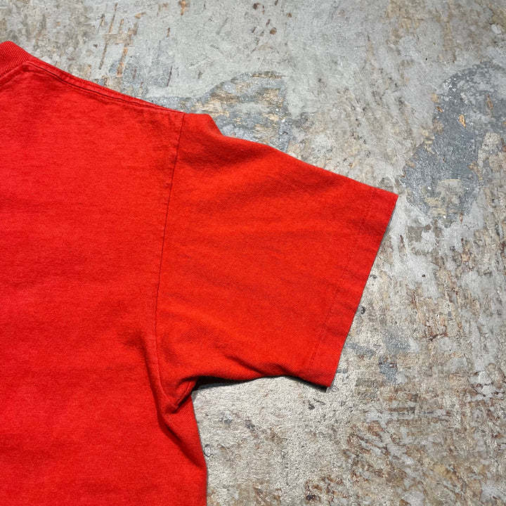 미국에서 제작 한 빈티지 의류 Majestic/San Francisco 49ers/Football Team/NFL/빈티지 싱글 스티치 프린트 티셔츠/크기 M