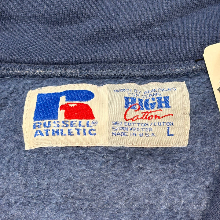 미국 80 년대에서 만든 중고 의류 ~ Russell Athletic/ Russell Athletic/ Half Zip Sweatshirt/ Plain/ Size L