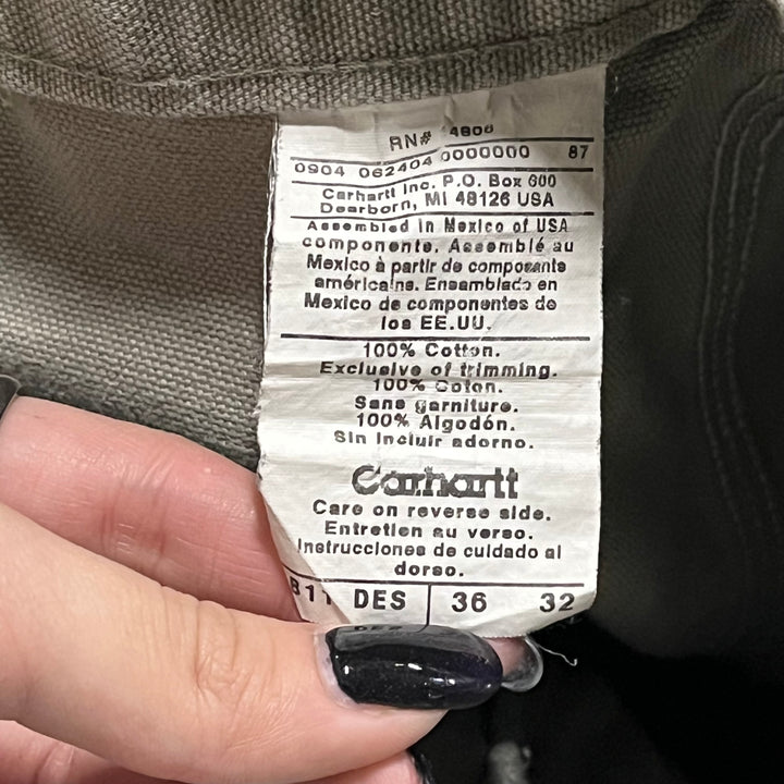 #4214 古着 Carhartt/カーハート/ Duck Painter Pants/ダック地 ペインターパンツ / ワークパンツ/ サイズ36×32