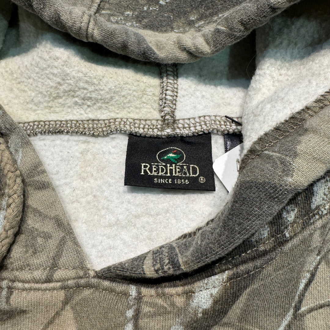 Used clothing 90's REDHEAD/Red Head/Real Tree Pattern/Pullover Hoodie/Size L