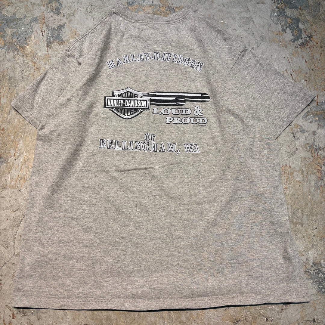 Used clothing Made in USA Harley-Davidson/Harley-Davidson/Printed T-shirt/Size XL