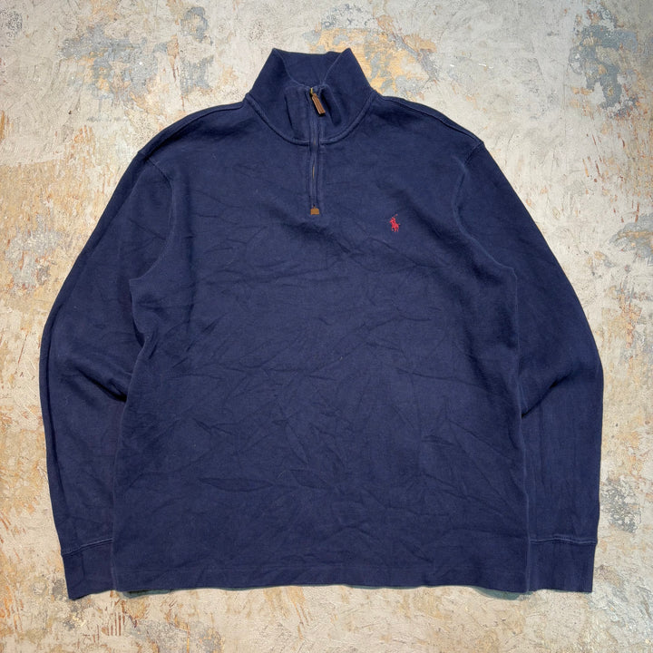 Used clothing POLO by Ralph Lauren/ Polo Ralph Lauren/ Half zip knit sweater/ Size L