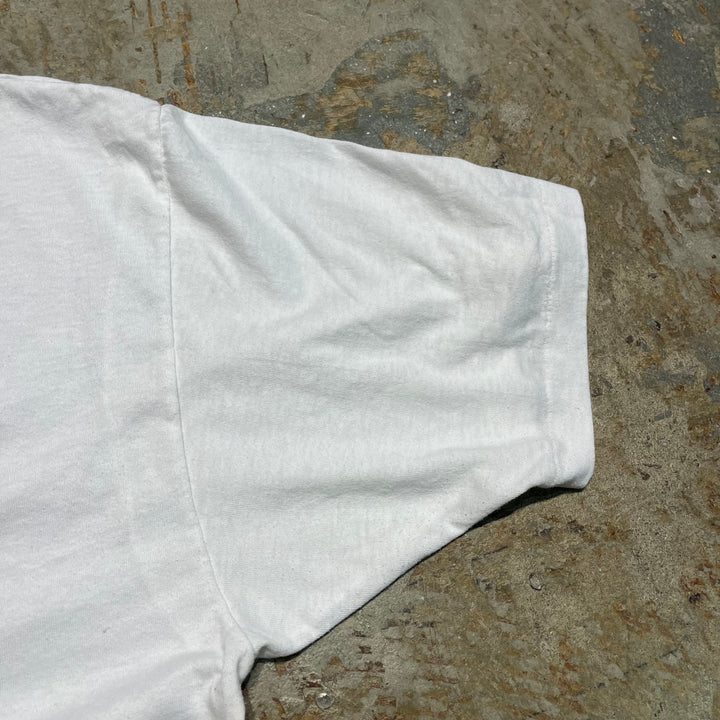 #4801 80's 古着 Hanes ヘインズ/アニマルプリント/ヴィンテージ シングルステッチ Tシャツ/サイズXXL