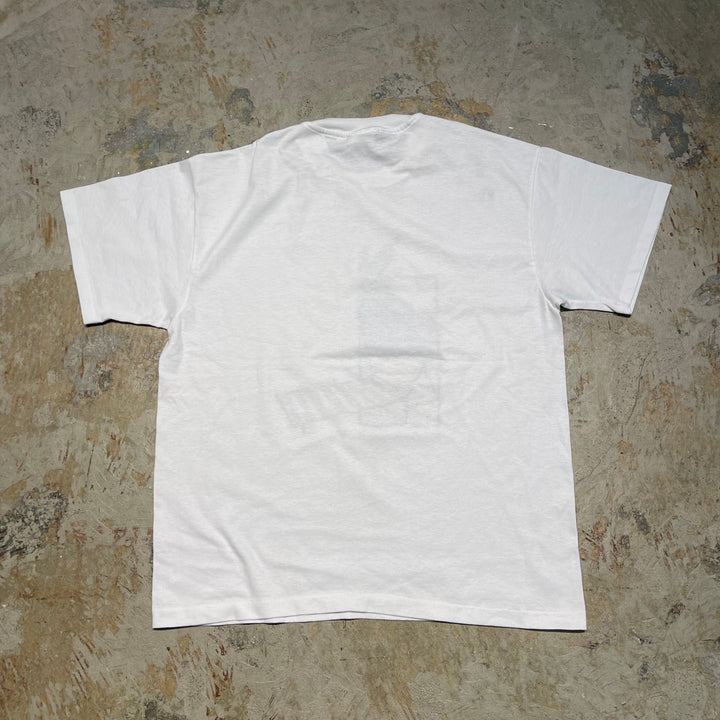 #4825 古着 90's Hanes/ヘインズ/プエルトリコ首都 サンジュアン/USA製/企業系/Tシャツ/ヴィンテージ/シングルステッチ/サイズL