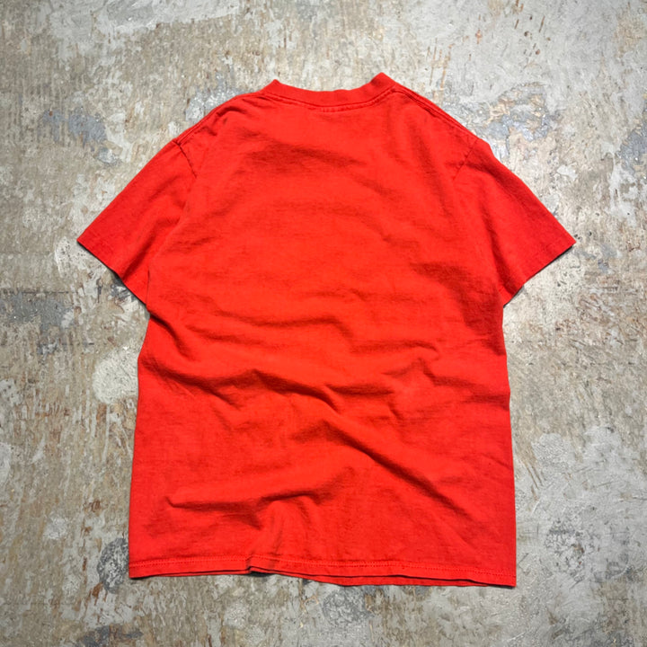 미국에서 제작 한 빈티지 의류 Majestic/San Francisco 49ers/Football Team/NFL/빈티지 싱글 스티치 프린트 티셔츠/크기 M