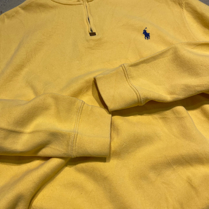 #3857 古着 POLO by Ralph Lauren/ポロバイラルフローレン/Half zip knit Sweater/ハーフジップニットセーター/サイズL
