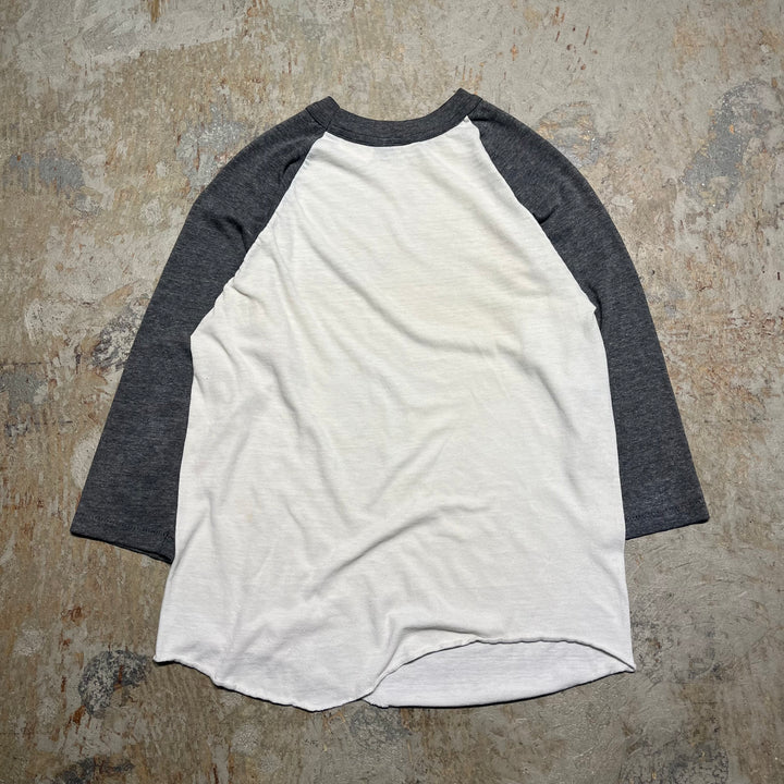 古着 81's リノ・エアレース 全国選手権/飛行機/ヴィンテージ シングルステッチ リンガーTシャツ/サイズM