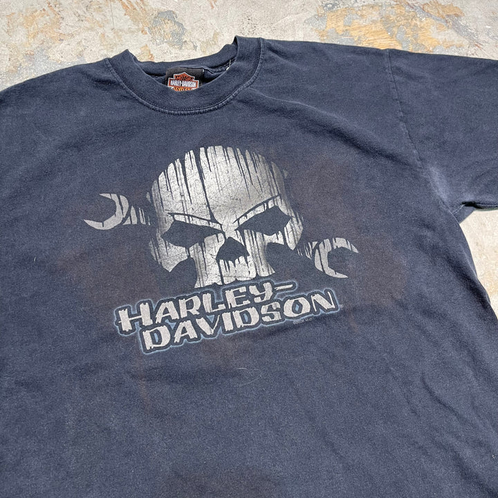 古着 USA製 Harley-Davidson/ハーレー ダビッドソン / フロリダ州ニューポートリッチー 湾岸 ストア / プリントTシャツ / サイズM