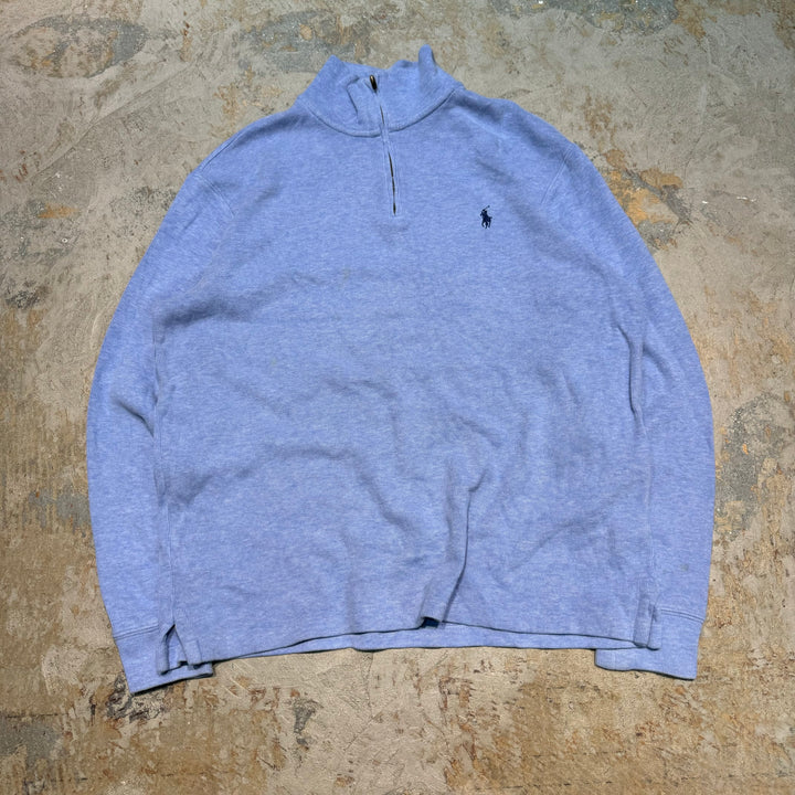 旧衣POLO by Ralph Lauren/ POLO拉尔夫劳伦/半拉链针织毛衣/尺寸L