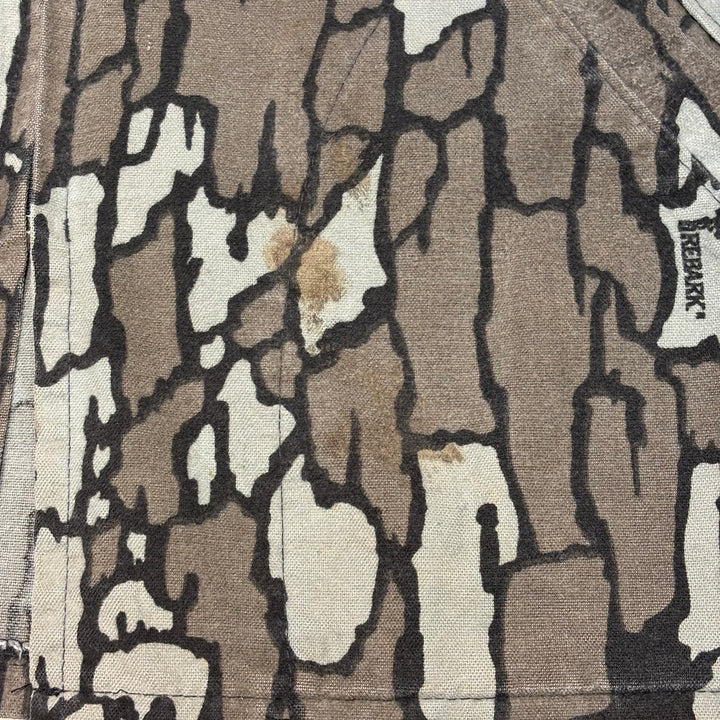 미국 80 년대 Cabela 's/ Cotton Jacket/ Trevork Camo/ Size L에서 만든 중고 의류