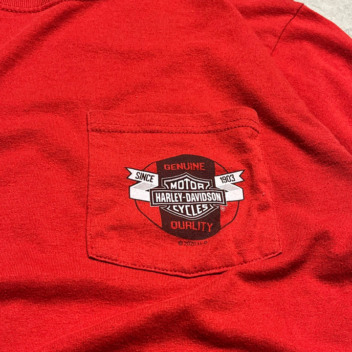 古着 Harley-Davidson/ハーレー ダビッドソン/グランドプレーリー/テキサス州/プリントTシャツ/サイズXL相当