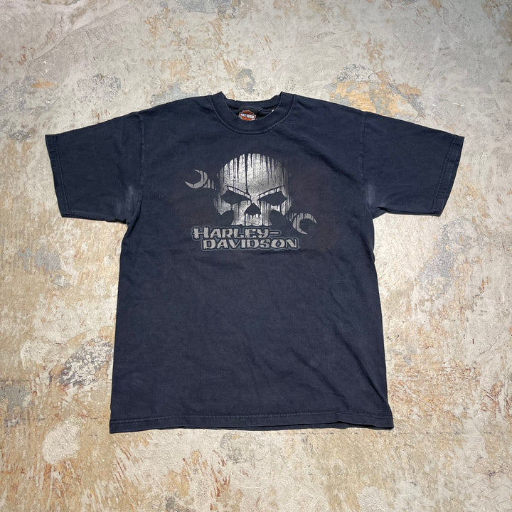 古着 USA製 Harley-Davidson/ハーレー ダビッドソン / フロリダ州ニューポートリッチー 湾岸 ストア / プリントTシャツ / サイズM