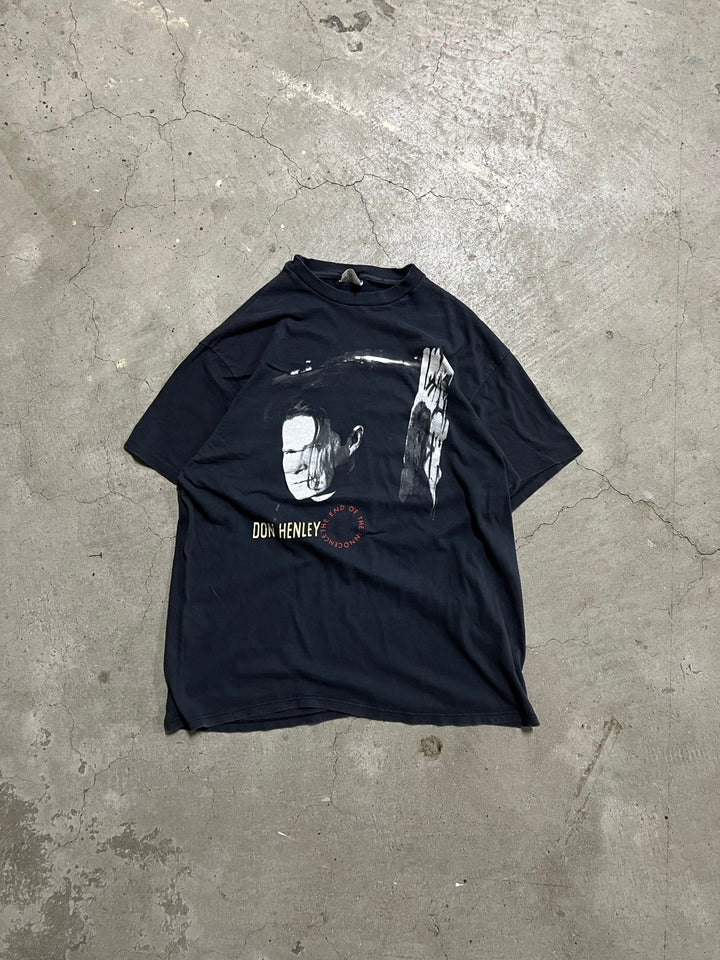 #MA61 古着 USA製 89's ヘインズ/ドン・ヘンリー/エンド・オブ・ジ・イノセンス/ツアー/ヴィンテージ シングルステッチ プリント Tシャツ/サイズXL