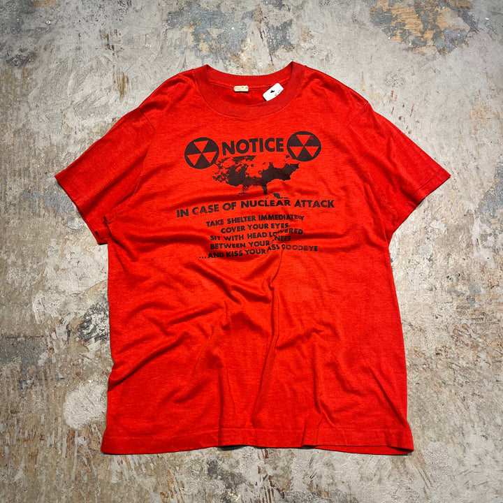 #4799 古着 USA製 80's~ SCREEN STARS/スクリーンスターズ/ヴィンテージ シングル ステッチ Tシャツ/サイズL