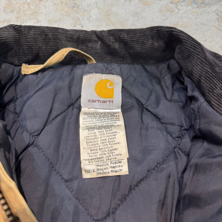 古着 carhartt/ カーハート/ トラディショナルコート/ 裏地キルティング/ 襟コーデュロイ/サイズM