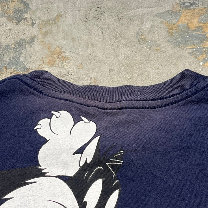 二手服裝:Looney Tunes/Warner Bros./tweety/sylvester/print T卹/尺寸L