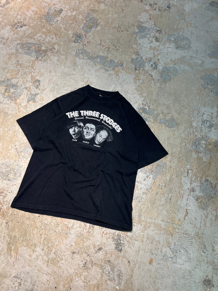 #MA146 古着 USA製 95's THE THREE STOOGES/三ばか大将 / コメディグループ/ ヴィンテージ シングルステッチ プリントTシャツ/サイズL