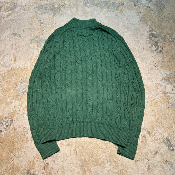 旧衣POLO by Ralph Lauren/ POLO拉尔夫劳伦/半拉链针织毛衣/尺寸L