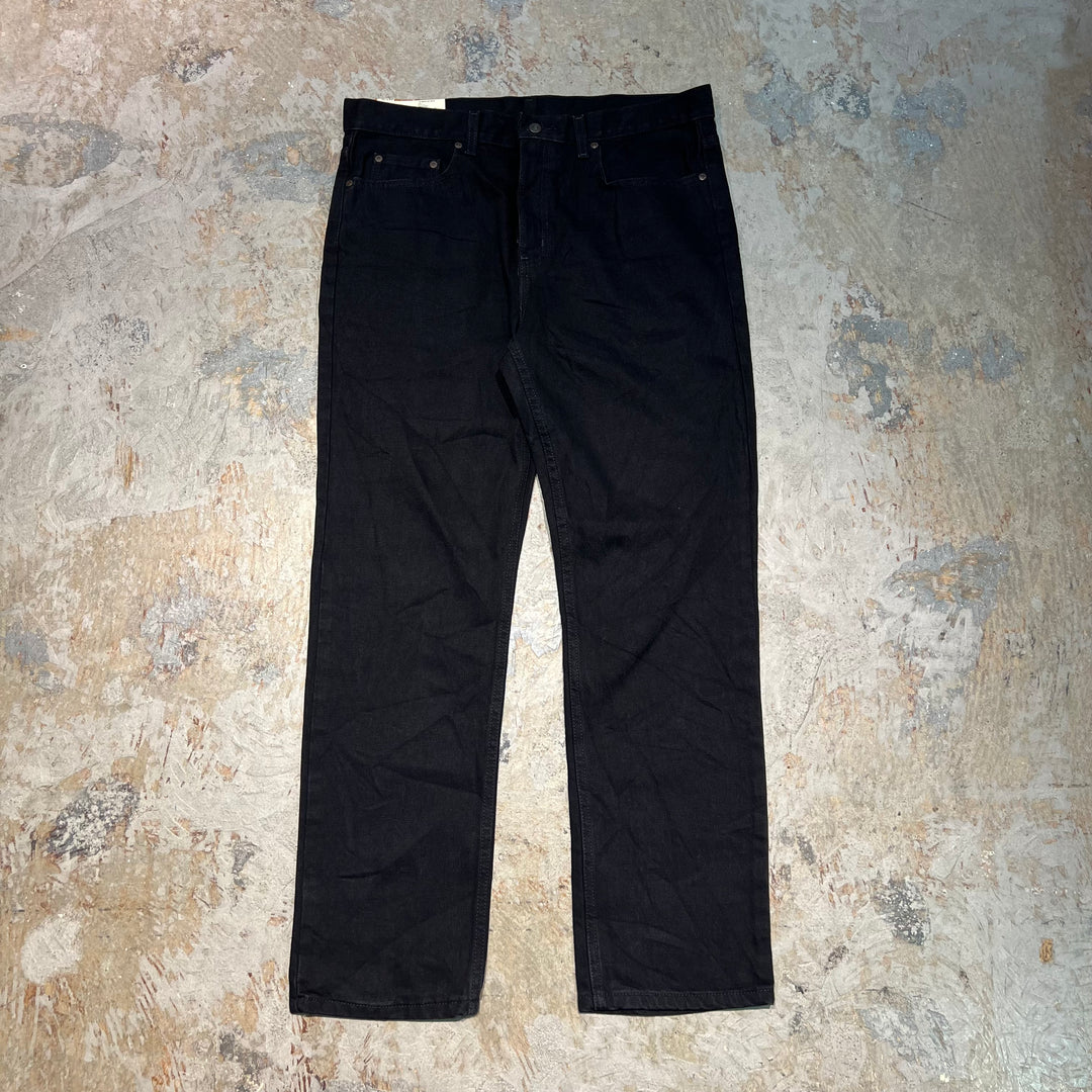 #4760 Used clothing unknown/Black Denim Pants/Black Denim Pants/Size 34 x 30